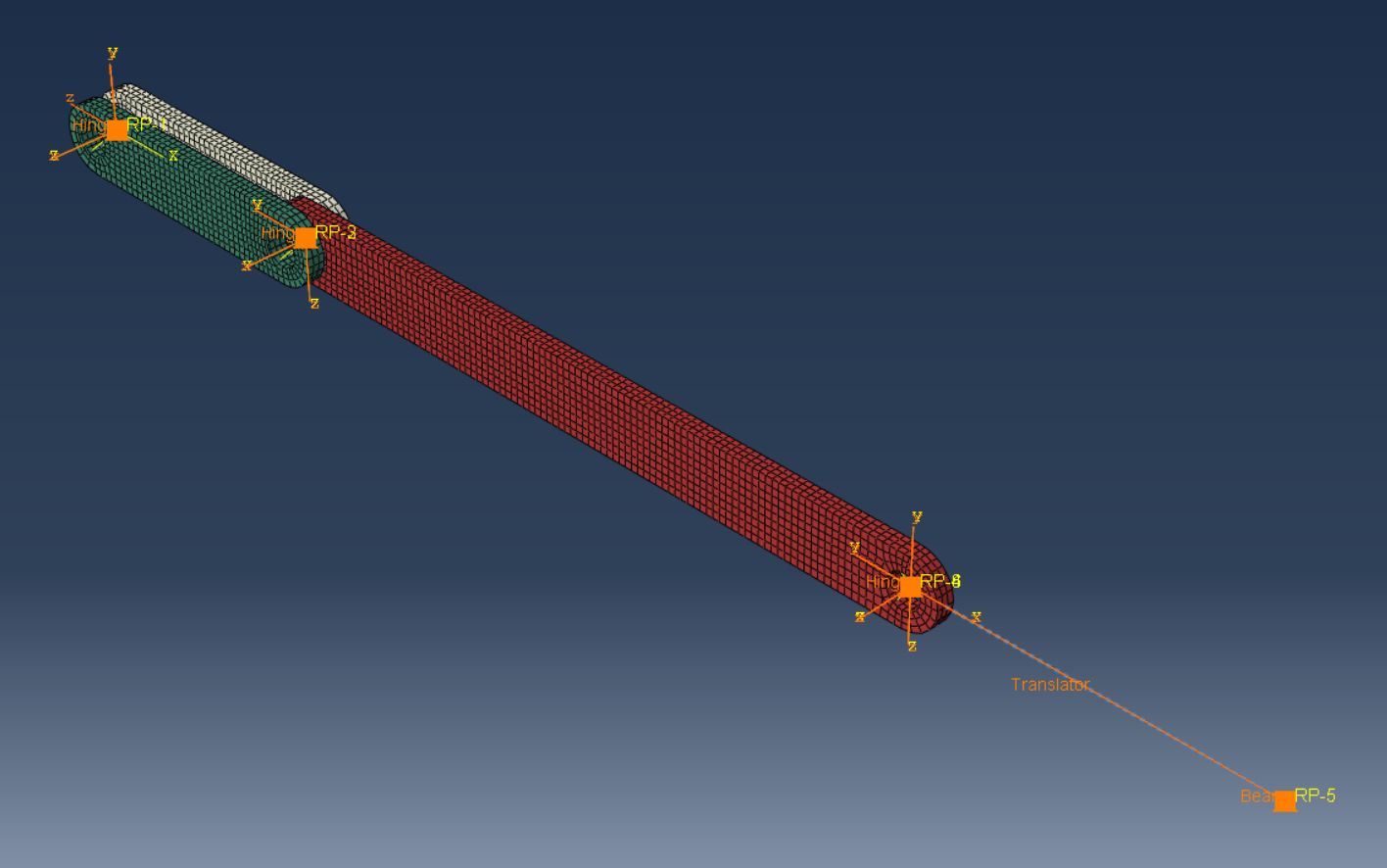 Connector element definitions and degrees of freedom